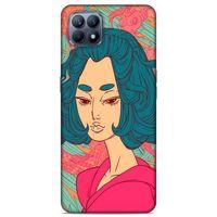 Lopard Huawei P40 Lite Uyumlu Kılıf Sürreal Yüzler ♀ (44) Tough Armor Kılıf Desenli