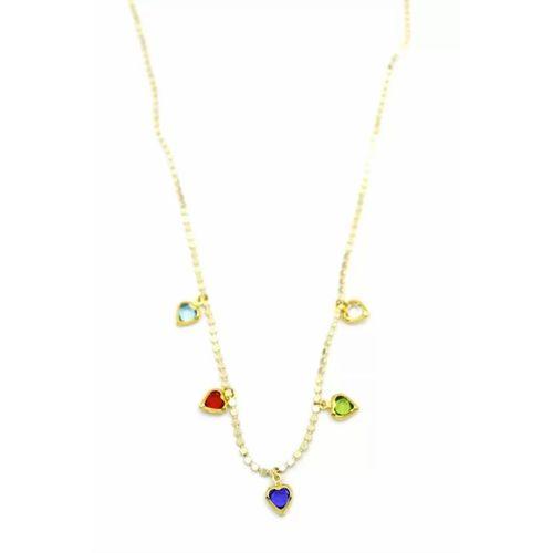 Ezme Zincir Charm Kolye - Altın