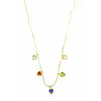 Ezme Zincir Charm Kolye - Altın