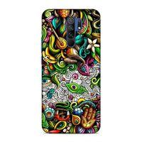 Xiaomi Redmi 9 Kılıf Hindistan Doodle Arka Kapak Silikon Koruma Full Koruyucu