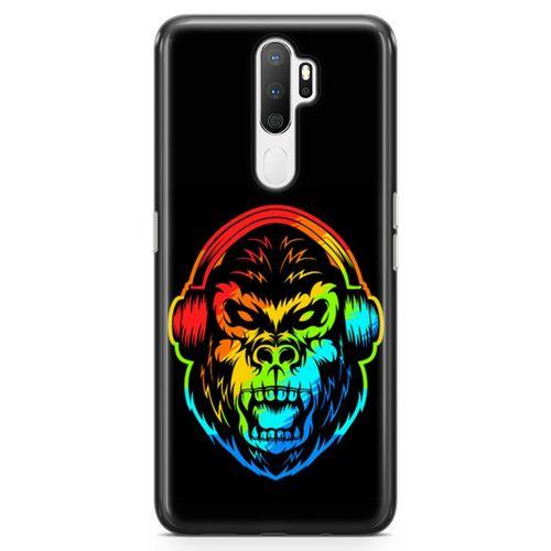 Oppo A5 2020 Kılıf Goril Colorful Arka Kapak Koruma Desenli Full Koruyucu