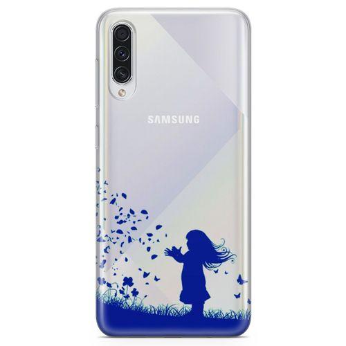 Samsung Galaxy A30s Kılıf Özgür Kız Arka Kapak Koruma Desenli Full Koruyucu