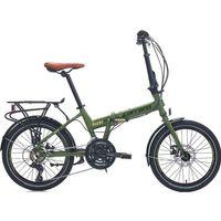 Carraro Flexi 121 D Katlanır Bisiklet Haki Yeşil-Siyah