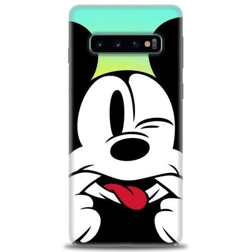 Samsung Galaxy S10 Kılıf HD Baskılı Kılıf - Disneyy + Tam Ekran Koruyucu