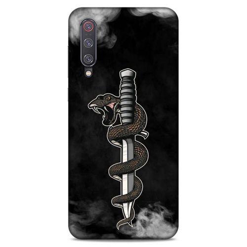 Lopard Xiaomi Mi 9 Uyumlu Kılıf Tattoo's (11) Tam Koruma Yılan Dövmesi