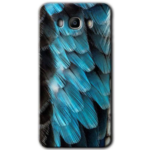 MRCİLETİSİM MRCİLETİSİM Samsung Galaxy J7 2016 Kılıf HD Desen Baskılı Arka Kapak + Temperli Cam - 9D Tüyler