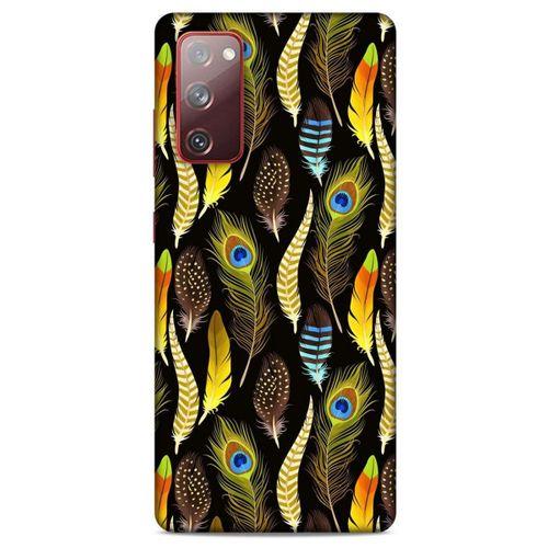 Samsung Galaxy S20 Fe Kılıf Desenli Özel Seri Tüyler (7) Telefon Kılıfı