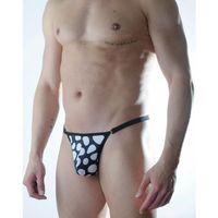 Erkek Desenli Metalli Tanga İç Çamaşırı