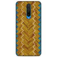 Lopard Xiaomi Redmi K30 5G Uyumlu Kılıf Wood'X (37) Silicone Cover Baskılı