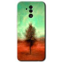 Huawei Mate 20 Lite Kılıf Kapak - Outlines Paint +Hayalet Ekran Yandan Gözükmez