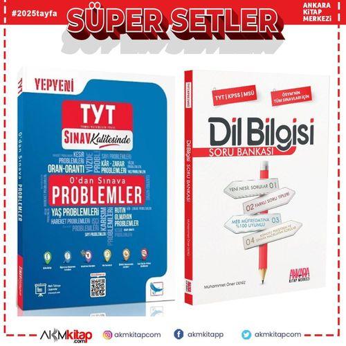 Sınav Yayınları TYT 0 dan Sınava Problemler ve AKM Dil Bilgisi Soru Bankası Seti 2 Kitap