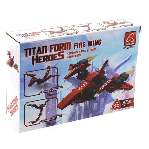Ausini Titan Uzaylı Savaşçı -4 Fire Wing 69 Parça