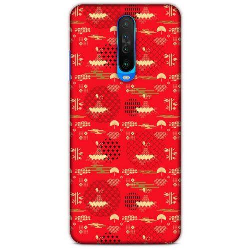 Xiaomi Redmi K30 Kılıf Japonya (1) Kılıfı Sarı Kırmızı