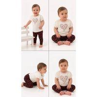 3/12 Ay Çiçek Taytlı Pamuk Bebek Takımı