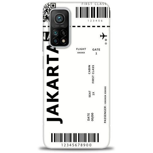 Xiaomi Mi 10T Kılıf HD Baskılı Kılıf - Jakarta + Tam Ekran Koruyucu