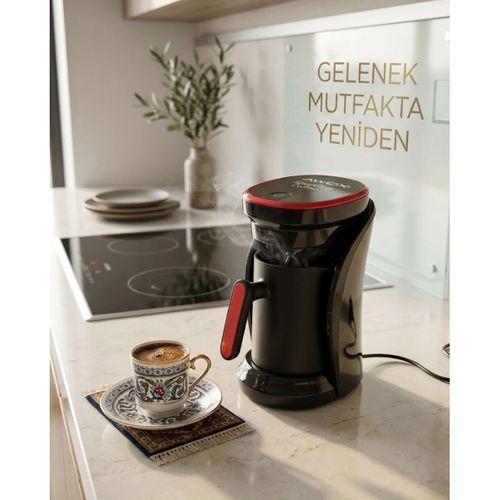 Sesli Uyarılı Türk Kahvesi Makinesi Otomatik Kapanma Ve Damlama Emniyetli