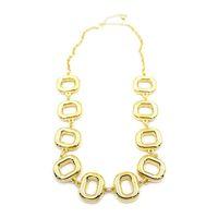 Metal Şekilli Kolye - Altın