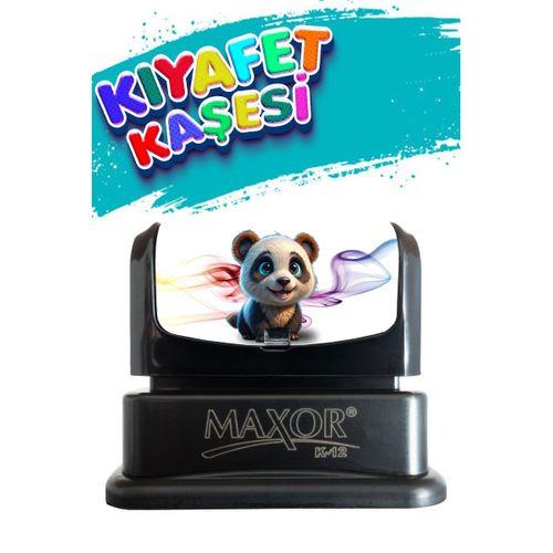 Kıyafet Kaşesi Panda Temalı Öğrenci Kaşesi / Kıyafet Etiketi / Kumaş Kıyafet Kaşesi