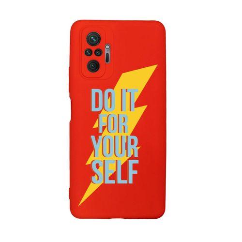 Xiaomi Redmi Note 10 Pro Uyumlu Doit Desenli Premium Silikonlu Lansman Telefon Kılıfı