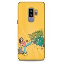 Samsung Galaxy S9 Plus Kılıf Depresyon (44) Tough Armor Kılıf Mor Kahve