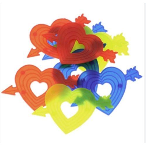 Bisiklet Süsü Plastik Kalp Ok 6lı