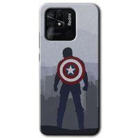 Xiaomi Redmi 10C HD Baskılı Kılıf + 9D Tam Ekran Koruyucu - Captain Avenger