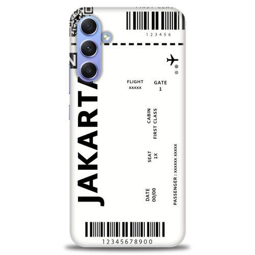 Samsung Galaxy A24 Kılıf HD Baskılı Kılıf - Jakarta + Tam Ekran Koruyucu