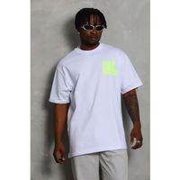 Erkek Baskılı T-Shirt Kısa Kol Bisiklet Yaka Regular Fit Rahat Kalıp Günlük Tişört - Beyaz