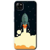 Casper Via E30 Kılıf HD Desen Baskılı Arka Kapak - Space Smoke