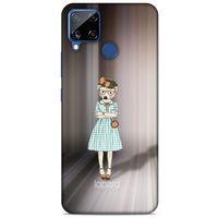 Oppo Realme C15 Kılıf FunnyMaX (34) Slim Armor Kılıf Kahverengi