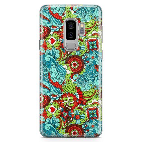Samsung Galaxy S9 Plus Kılıf Cam Motifleri Arka Kapak Koruma Desenli Full Koruyucu