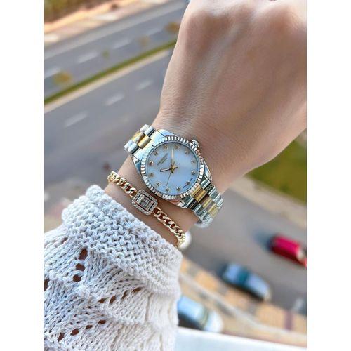 Lee Cooper Çelik Kordonlu 3 Atm Suya Dayanıklı 2 Yıl Garantili Kadın Kol Saati BC.08212.220