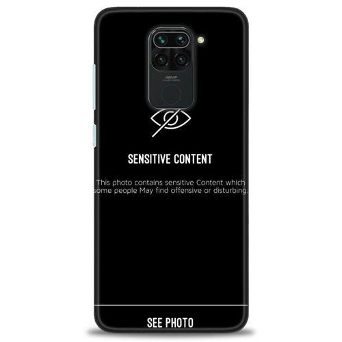 Xiaomi Redmi Note 9 Kılıf HD Baskılı Kılıf - Sensitive Content + Tam Ekran Koruyucu