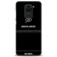 Xiaomi Redmi Note 9 Kılıf HD Baskılı Kılıf - Sensitive Content + Tam Ekran Koruyucu