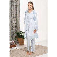 Bone 6109 Dantel Detaylı Sabahlıklı Lohusa Pijama Takımı