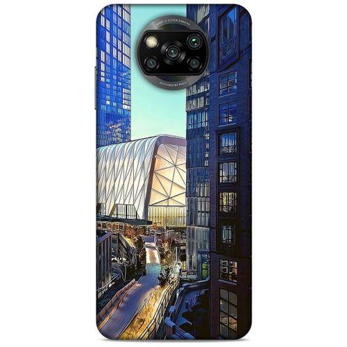 Xiaomi Redmi Poco X3 Kılıf Dünya Mimarisi (45) Liquid Air Kılıf The Shed – Newyork