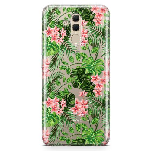 Huawei Mate 20 Lite Kılıf Kaliforniya Çiçekleri Arka Kapak Koruma Desenli Full Koruyucu