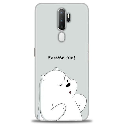 Oppo A5 2020 Kılıf HD Baskılı Kılıf - Excuse Me + Tam Ekran Koruyucu