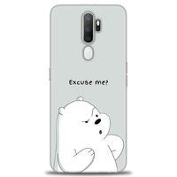 Oppo A5 2020 Kılıf HD Baskılı Kılıf - Excuse Me + Tam Ekran Koruyucu