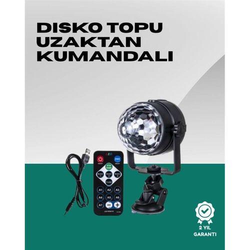 7 Farklı Aydınlatma Modu Ve Ses Sensörlü Disko Topu Lambası