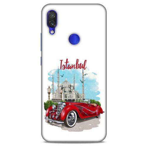 Retro (22) Desen Tam Koruma Kılıfı Renkli Xiaomi Redmi Note 7 Kılıf