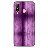 Samsung Galaxy A60 Uyumlu Kılıf Mor Delisi (15) Antişok Kılıf Tahta