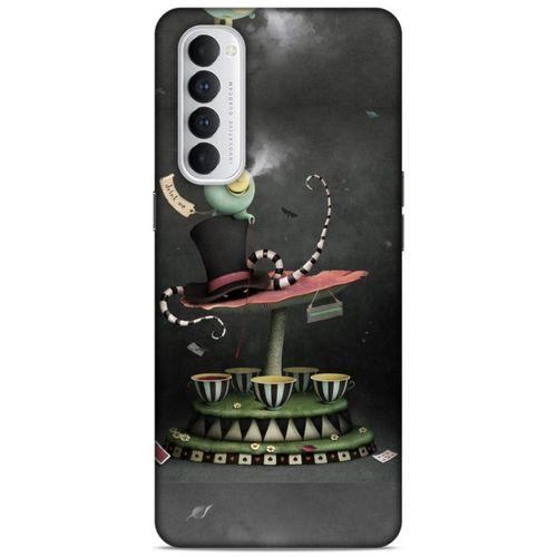 Lopard Oppo Reno 4 Pro Uyumlu Kılıf Manipülasyon ☻ (44) Tough Armor Kılıf Desenli