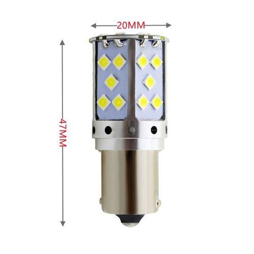 1156 Dekoratif led ampul tek duy canbuslı beyaz 12v / LAAM945