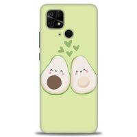 Xiaomi Redmi 10C Kılıf HD Baskılı Kılıf - Avacado + Tam Ekran Koruyucu