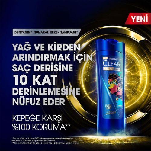 Clear Men Kepeğe Karşı Etkili Şampuan Legend By CR7 350 ml