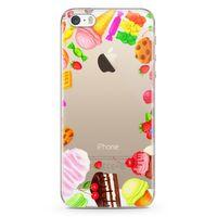 Apple iPhone 5s Kılıf Dondurma Pasta Arka Kapak Koruma Desenli Full Koruyucu