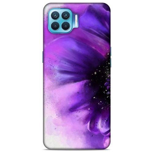 Oppo Reno 4 Lite Uyumlu Kılıf Mor Delisi (31) TPU Kılıf Çiçek