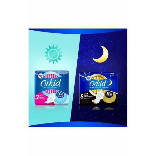 Orkid Ultra Ekstra Süper Ekonomik Hijyenik Ped Uzun 22'li
