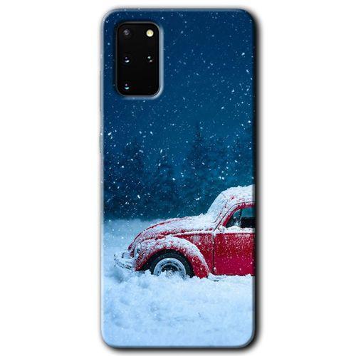 Samsung Galaxy S20 Plus HD Baskılı Kılıf + 9D Tam Ekran Koruyucu - Karlı Vosvos